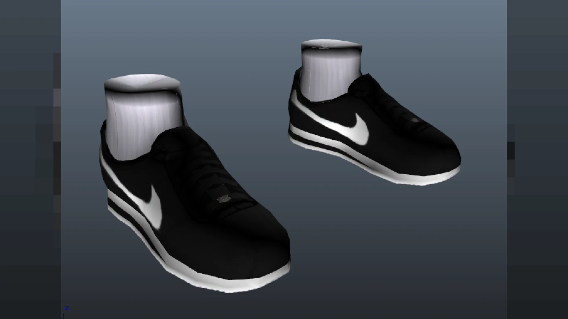 Nike shoes on a FiveM MP male character