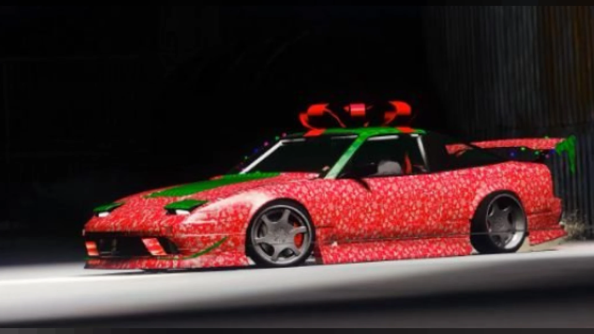 Nissan 180SX Christmas festive drift coupe for FiveM