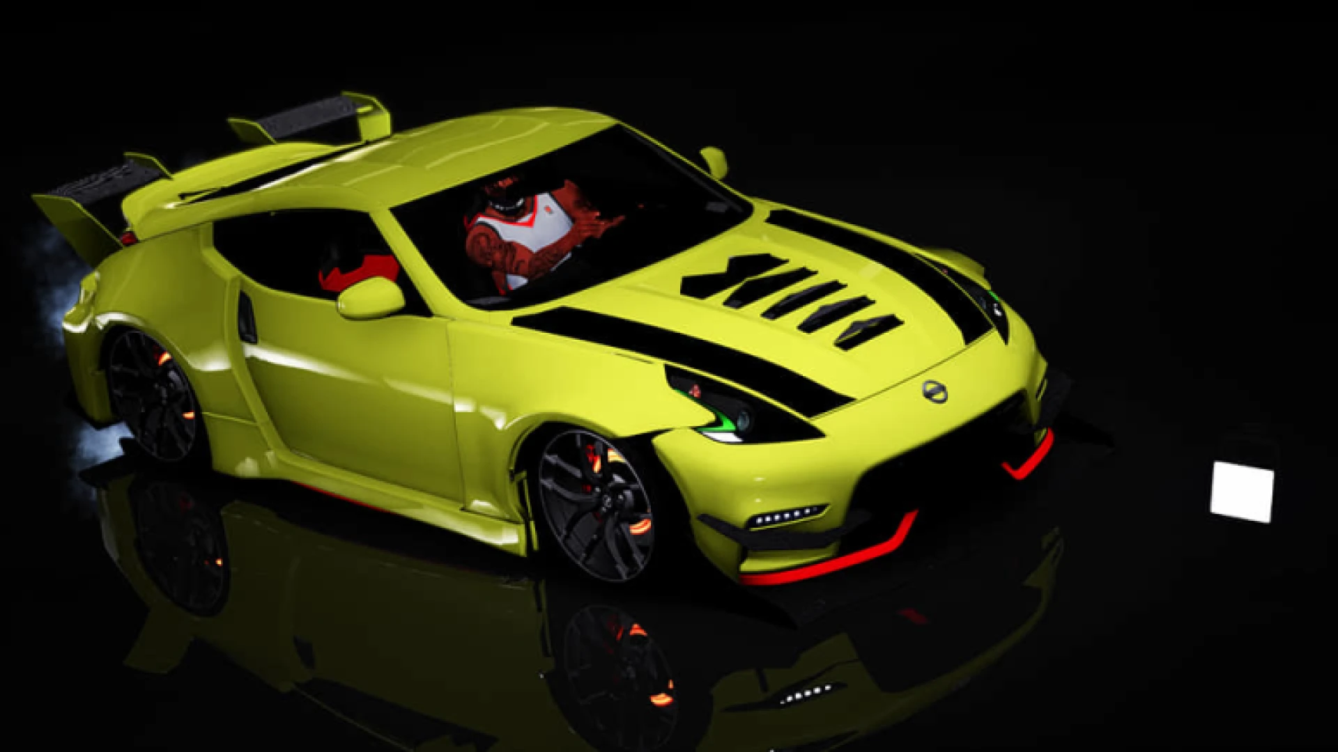 Nissan 370Z Widebody drift build FiveM add-on with over-fenders