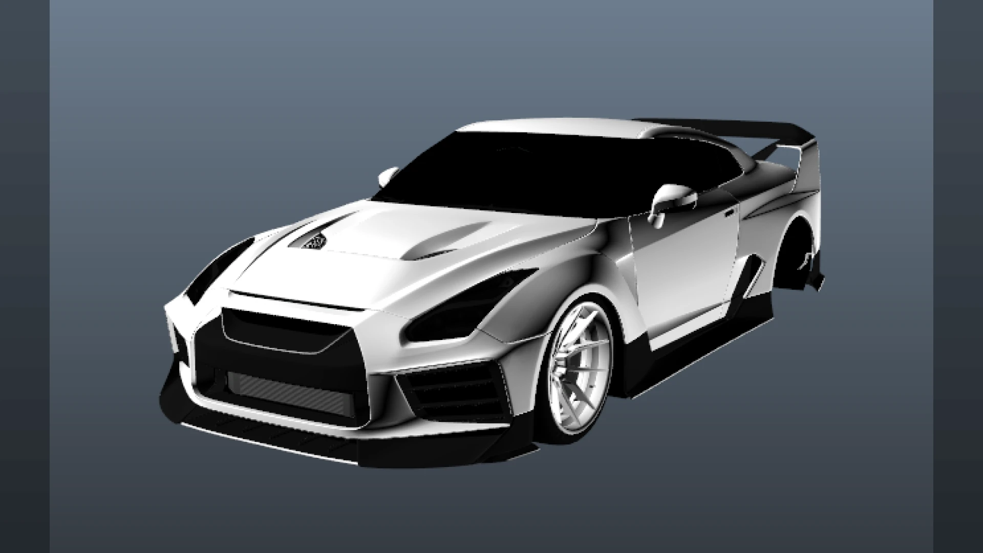 Nissan GT-R Hycade widebody kit car for FiveM