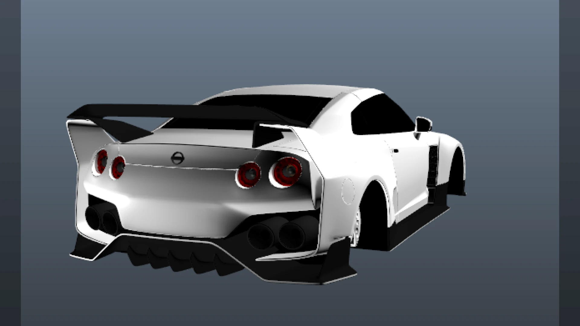 Nissan GT-R Hycade widebody kit car for FiveM — view 2