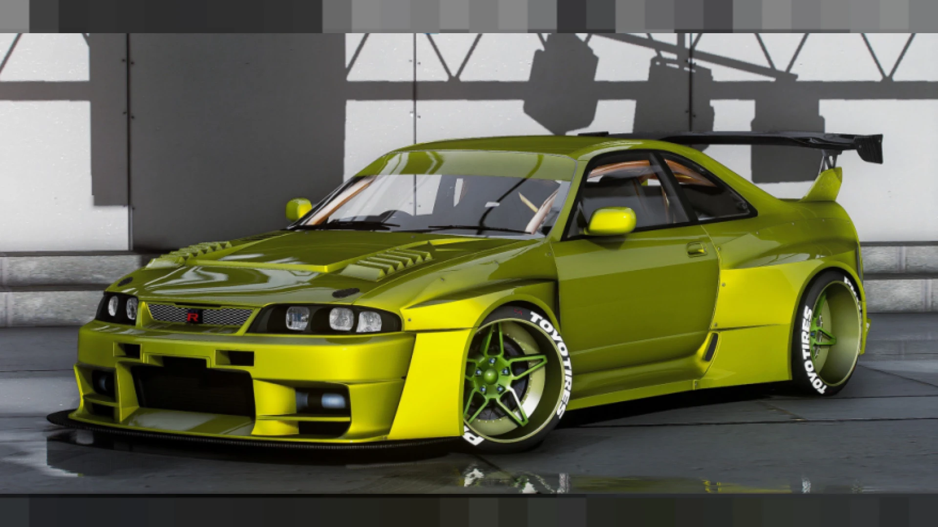 Nissan R33 Godzooky widebody drift car for FiveM