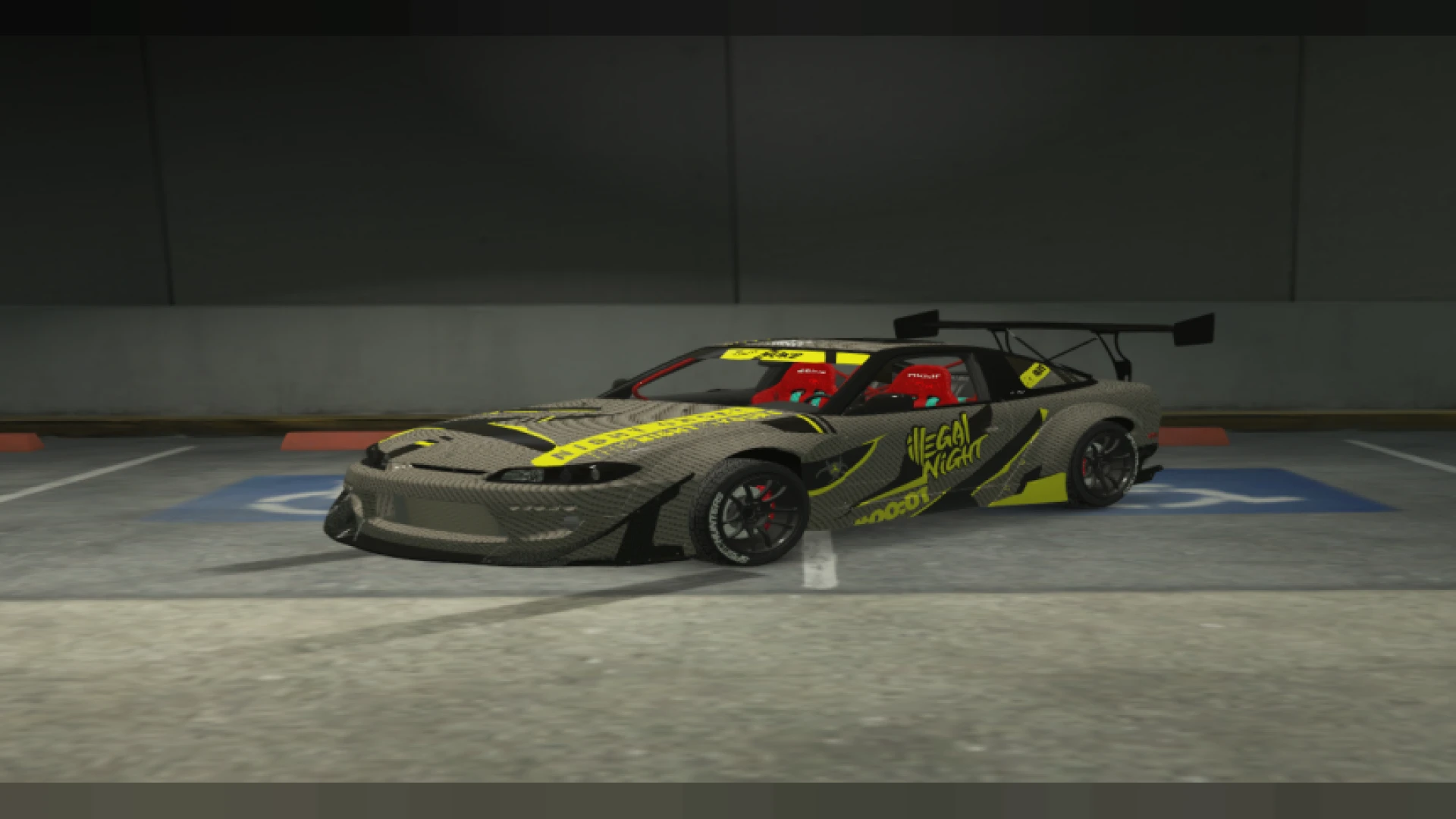 Nissan Silvia S15 drift missile with tuning kit in FiveM