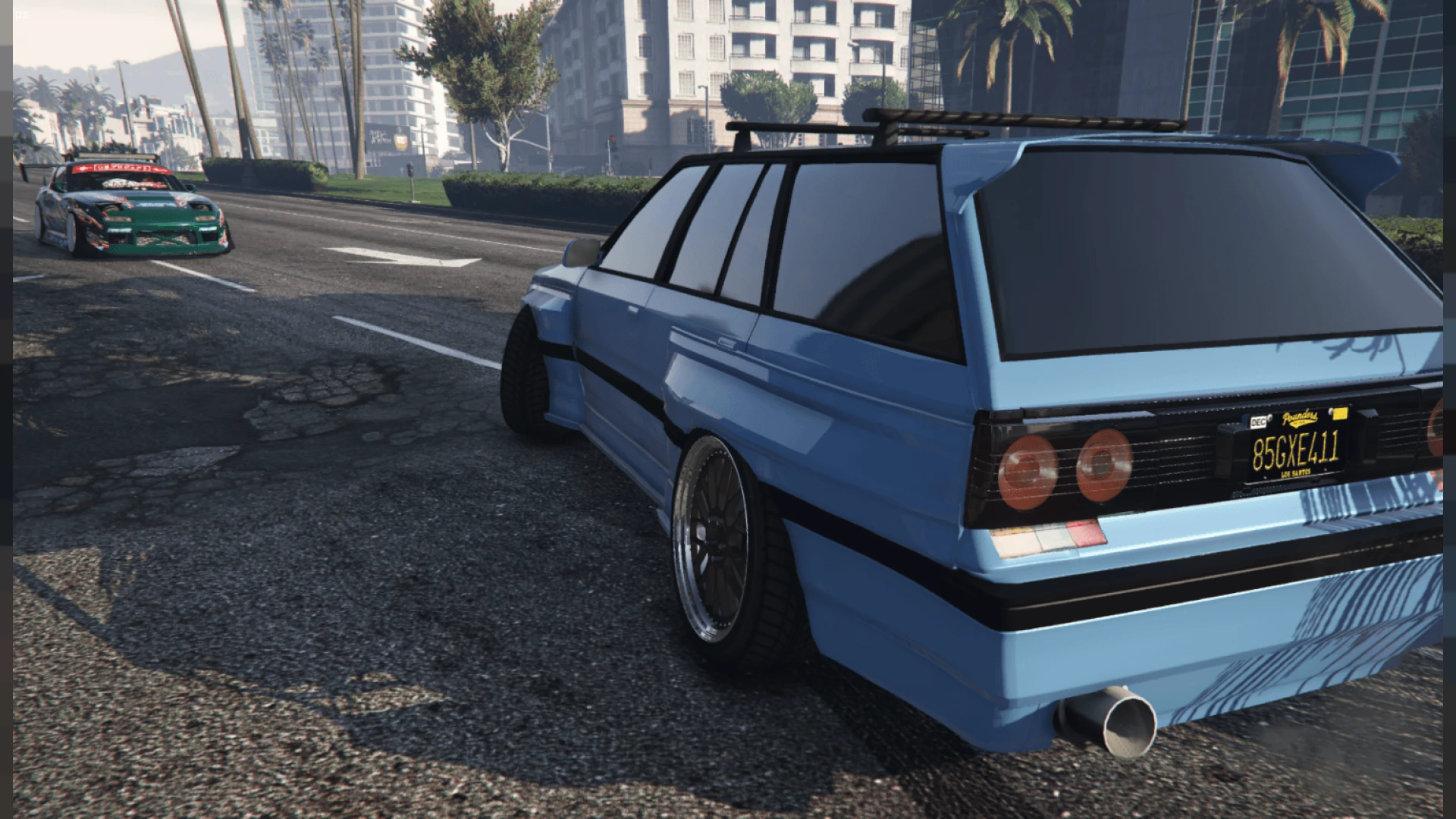 Nissan Skyline R31 wagon FiveM retro JDM estate side profile — view 2