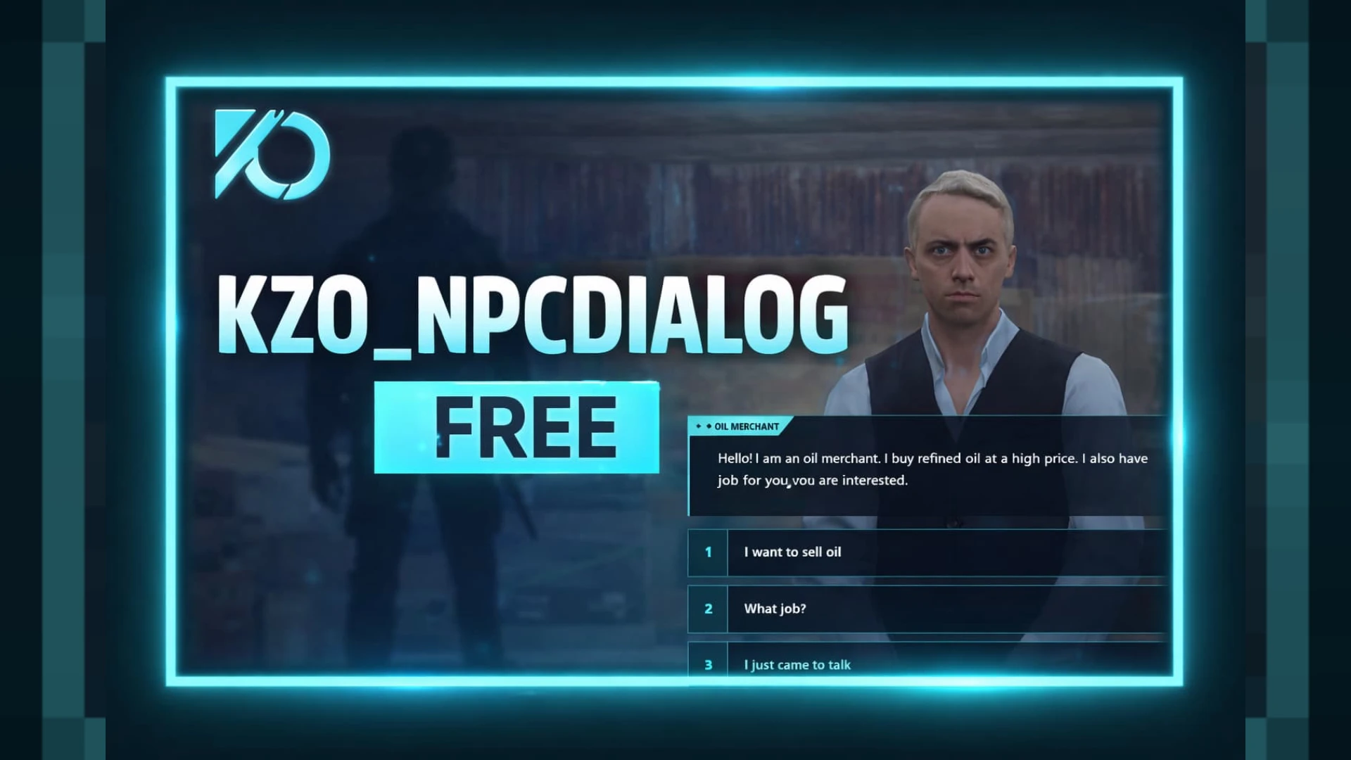 NPC Dialog FiveM script — branching conversation with an NPC