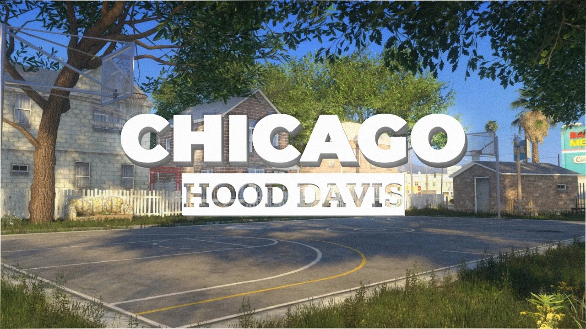 Street corner of the chicago hood mlo in the Davis district