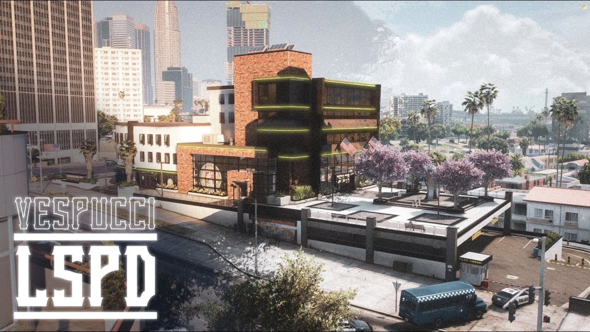 Vespucci Police Station FiveM MLO front desk and coastal patrol area