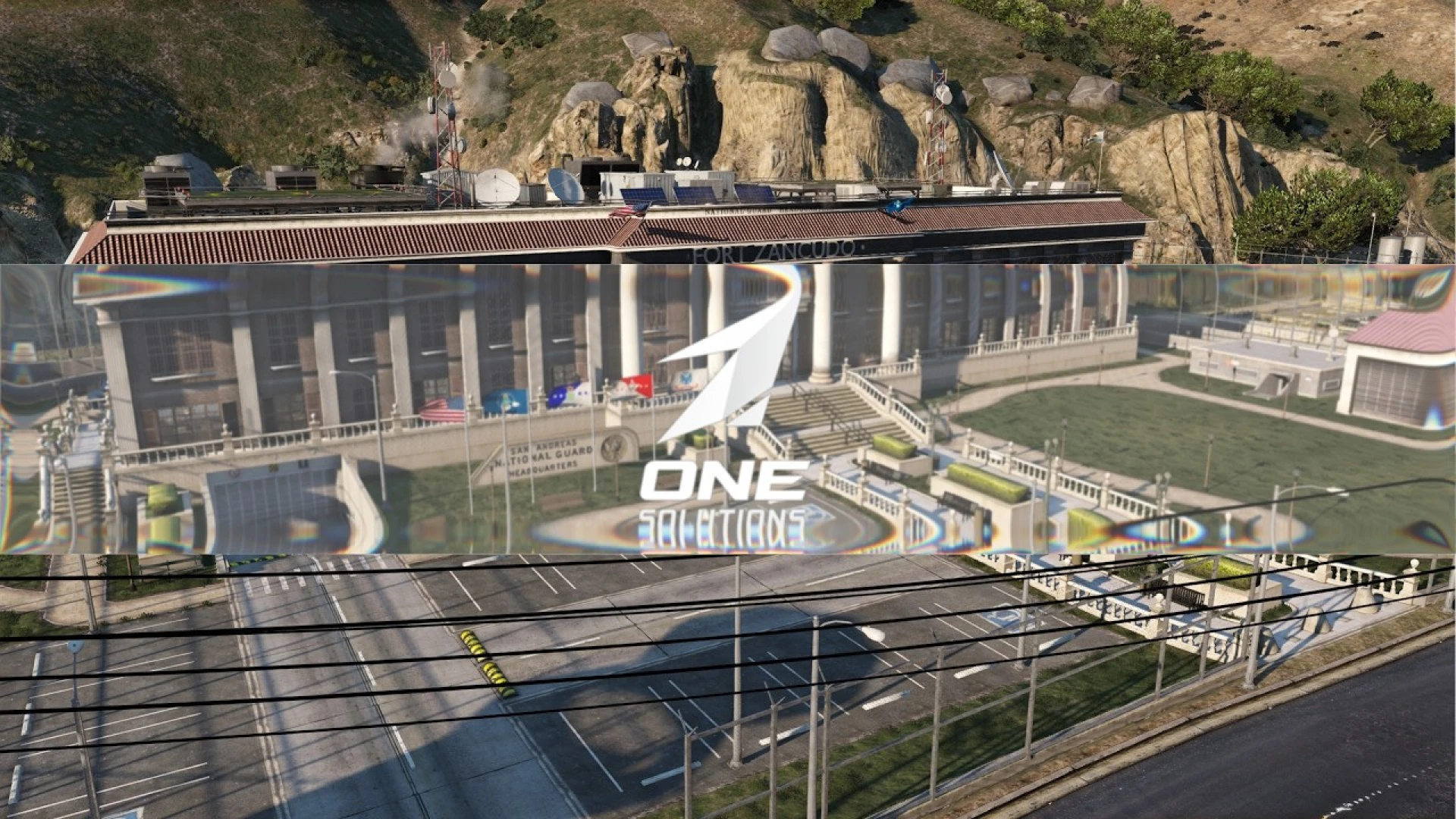 Fort Zancudo MLO military base hangar and command interior for FiveM