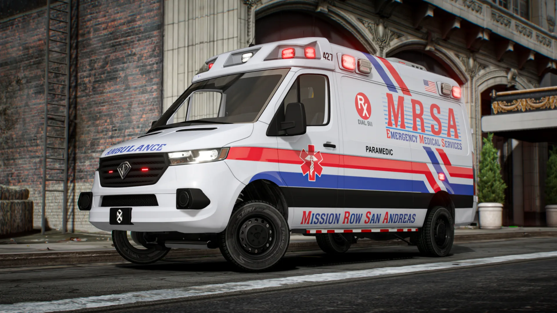 Benefactor Jogger 4x4 Ambulance Type 2 2026 for FiveM
