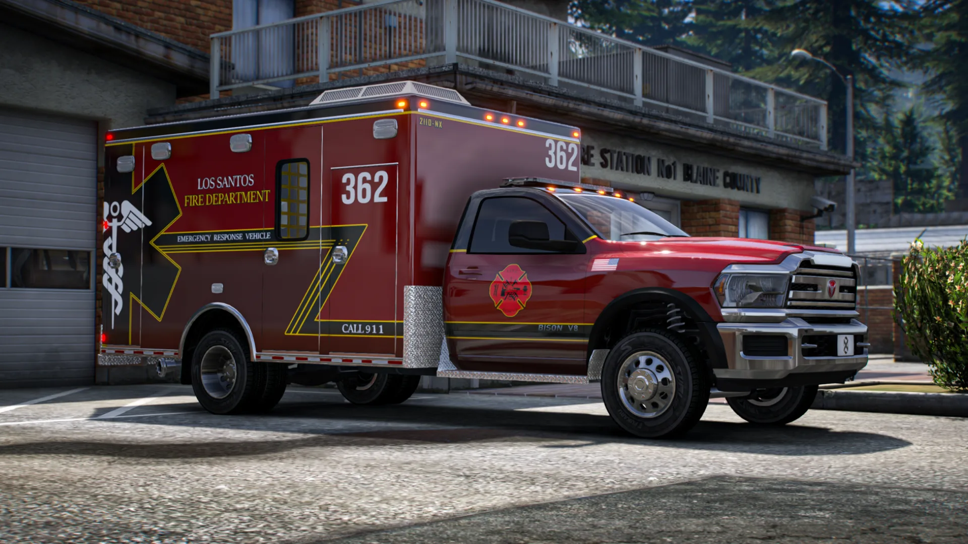 Bravado Bison Ambulance Type 1 2025 for FiveM