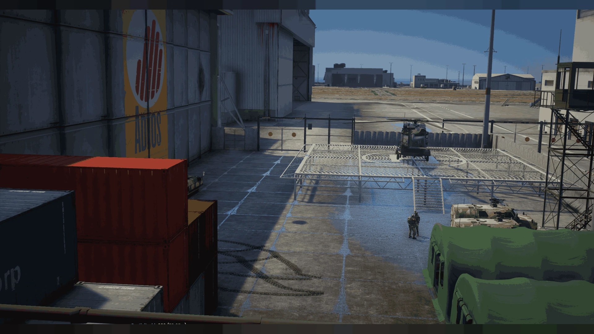 Military outpost mlo fortified position with towers for FiveM combat — view 2