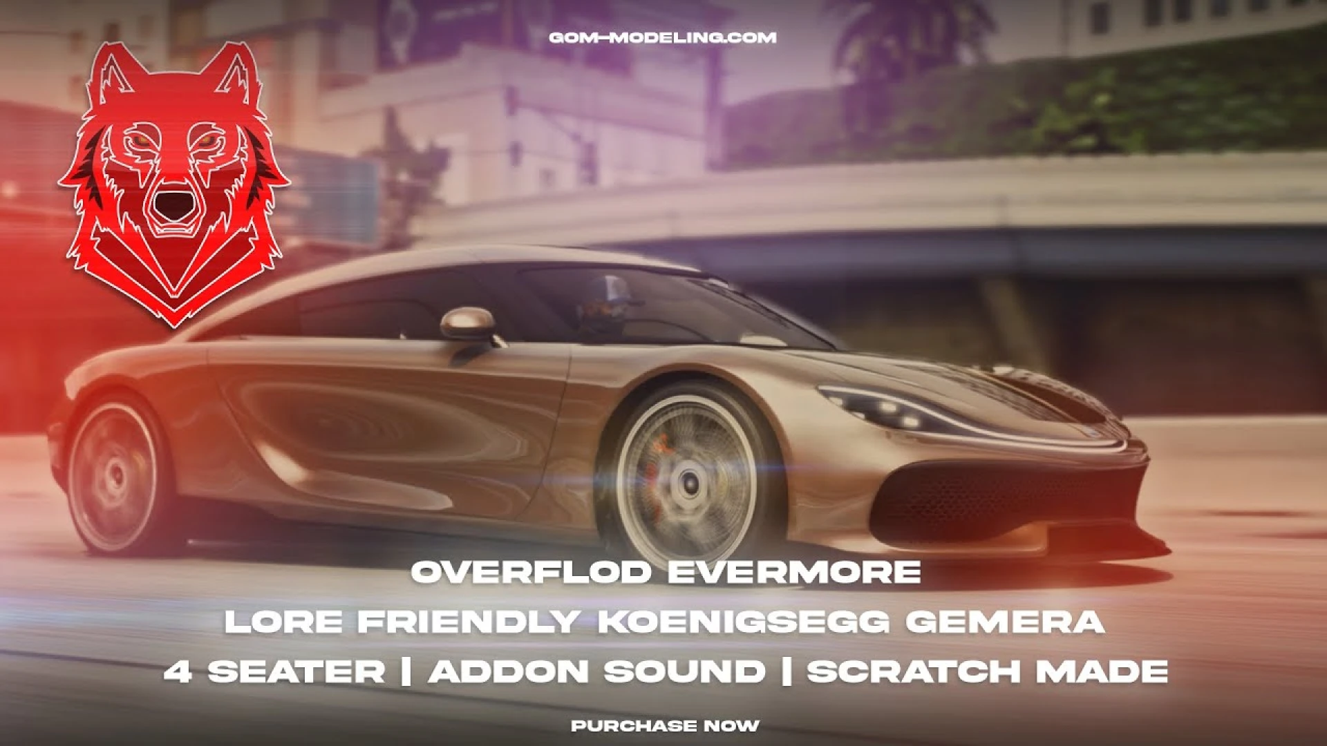 Overflod Evermore lore-friendly FiveM supercar — view 2