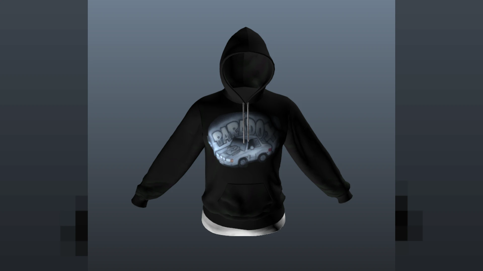Paradox hoodie on FiveM freemode character