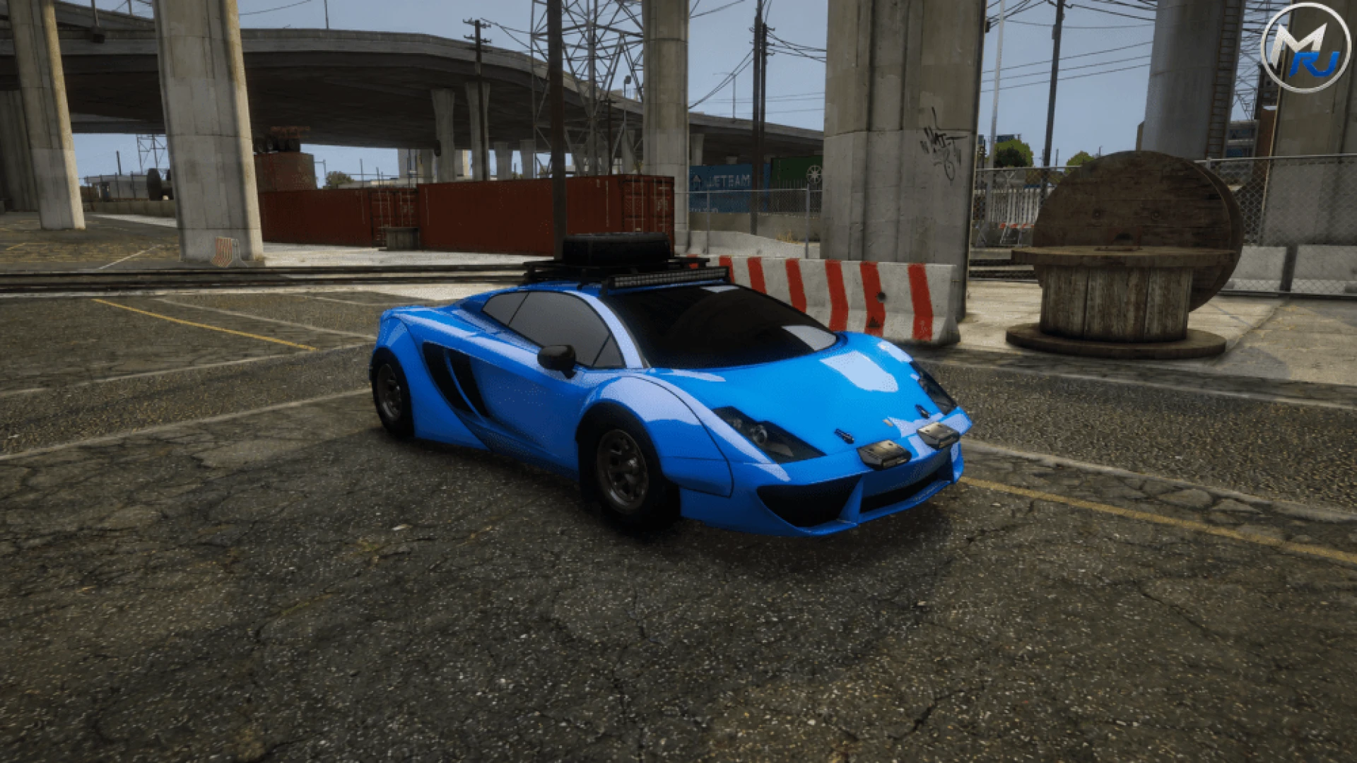 Pegassi Vacca Sterrato FiveM add-on car on a dusty Blaine County trail