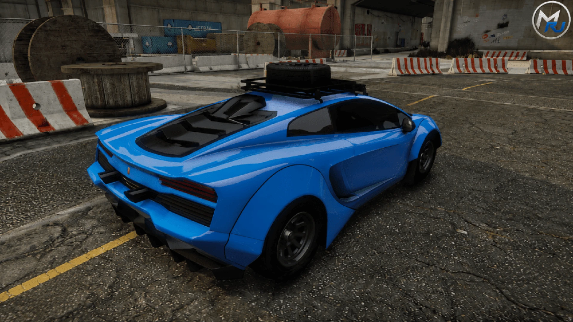 Pegassi Vacca Sterrato FiveM add-on car on a dusty Blaine County trail — view 2