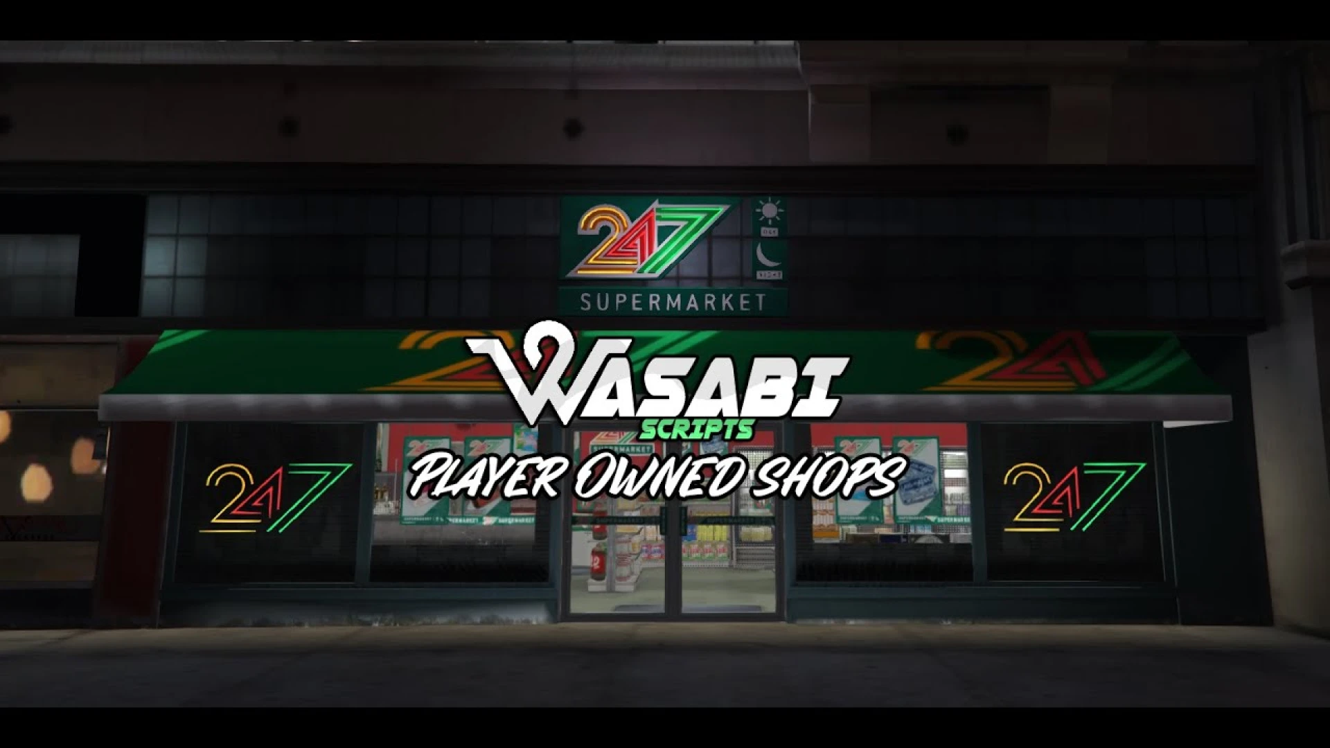 Player owned shops menu showing stock and pricing inside a FiveM storefront