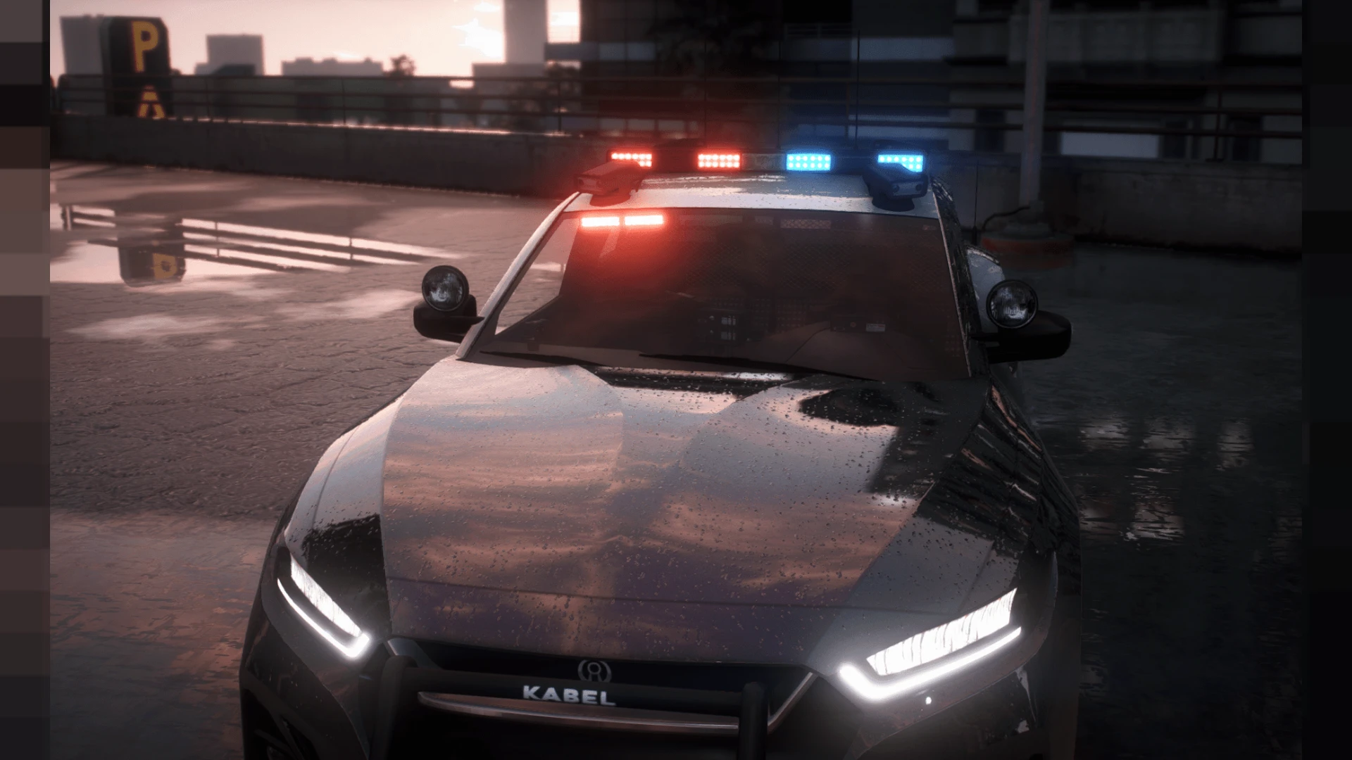 Police Annis Minimus lore-friendly patrol sedan on a FiveM server — view 2