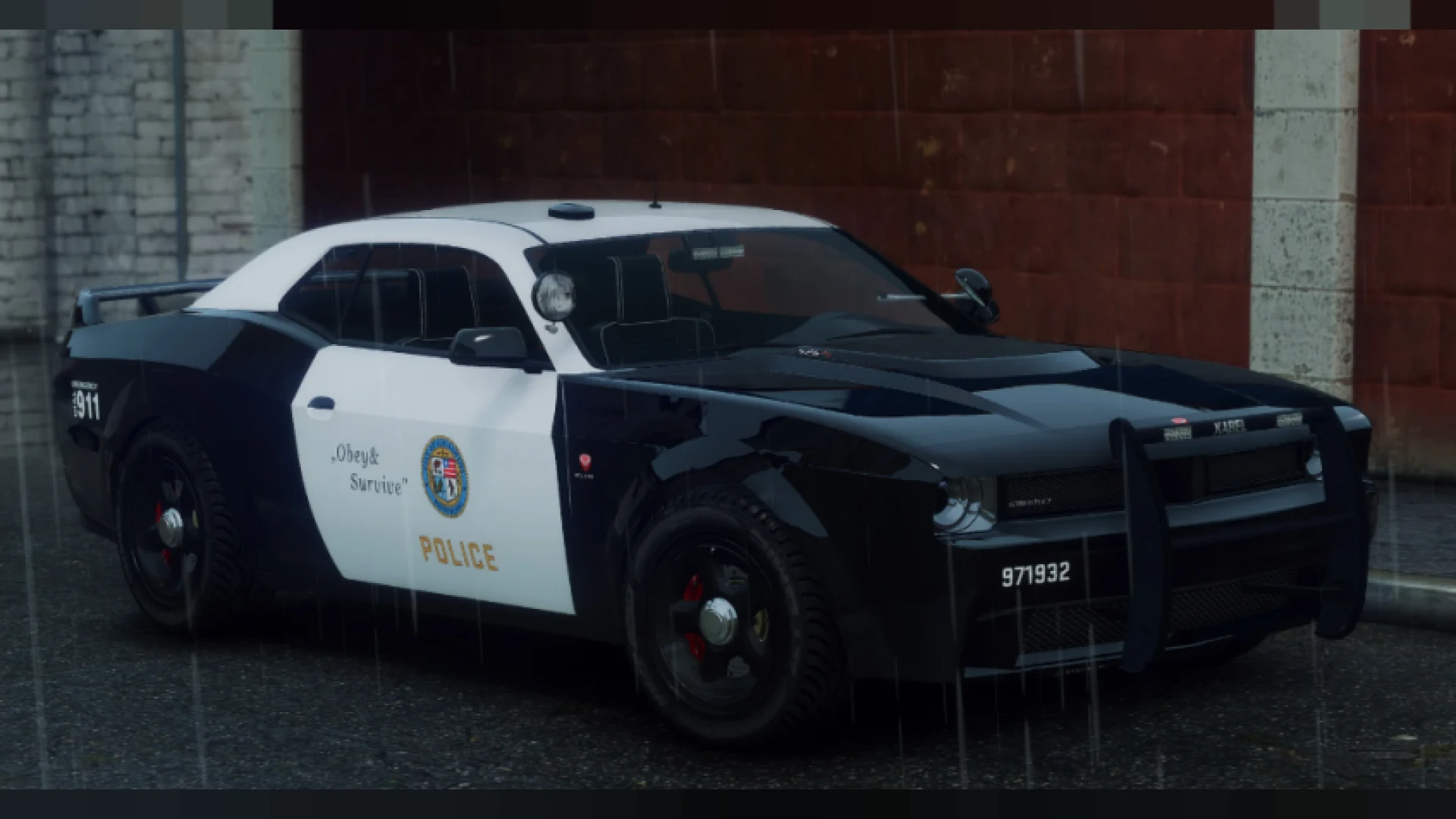 Police Gauntlet Hellfire lore-friendly interceptor for FiveM servers