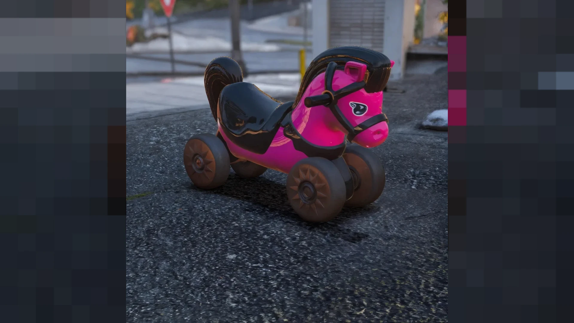 Playful Pony Bike novelty motorcycle in a FiveM roleplay server
