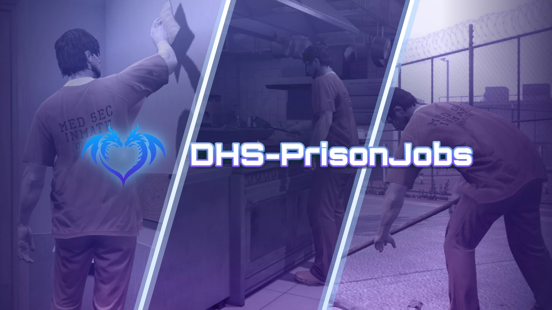 Prison Jobs FiveM script — inmates working prison jobs