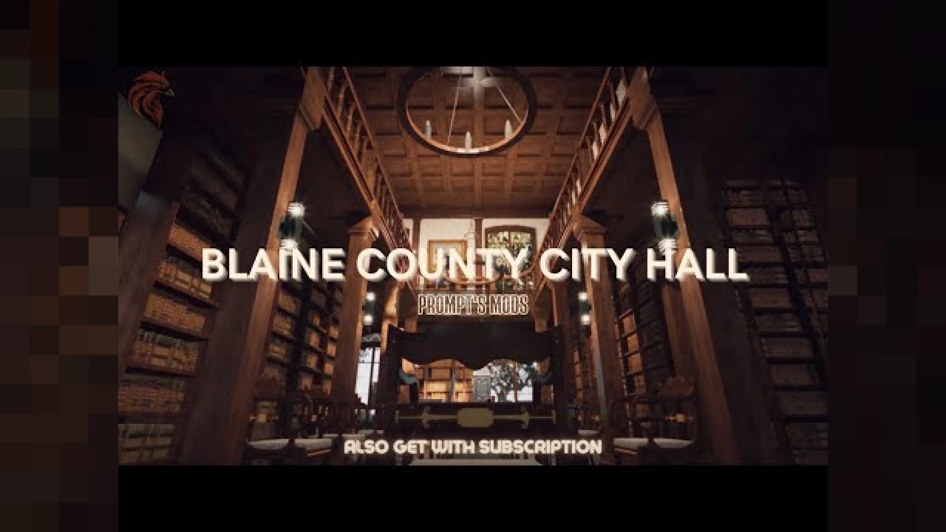 Blaine County Hall MLO FiveM government office interior with council chamber