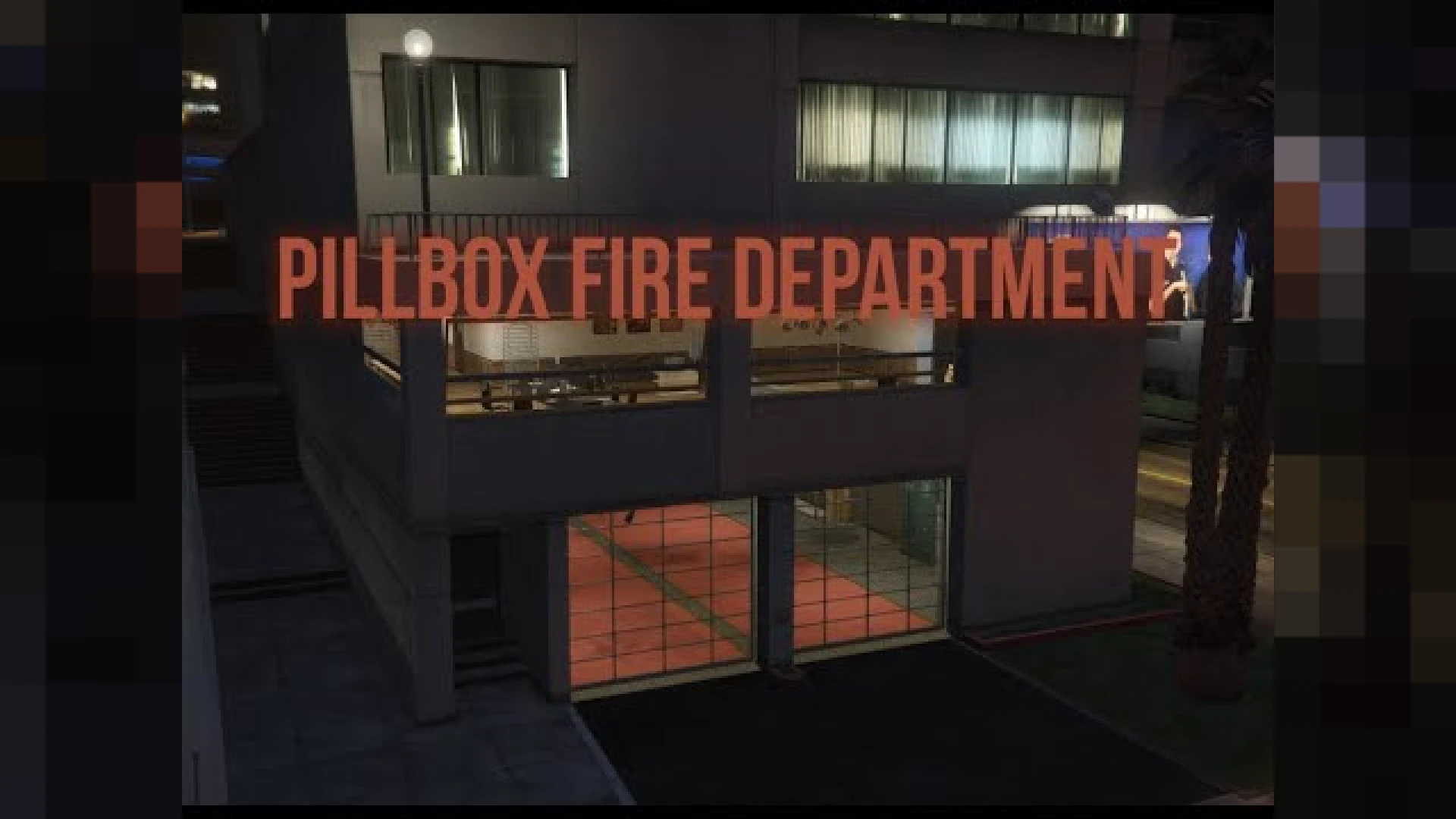 Prompt Pillbox Fire Department engine bay and station interior for FiveM