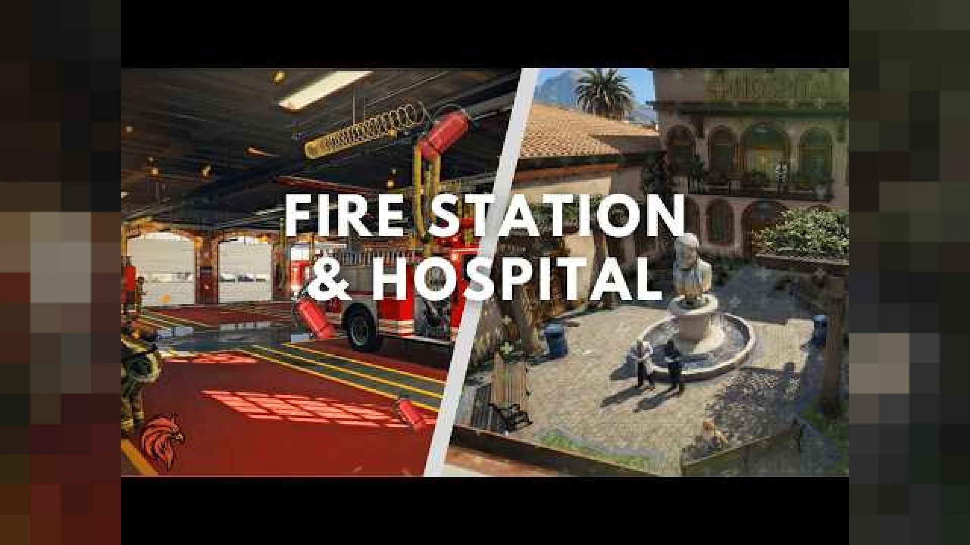 Prompt Sandy Shores Fire Station MLO engine bay in FiveM