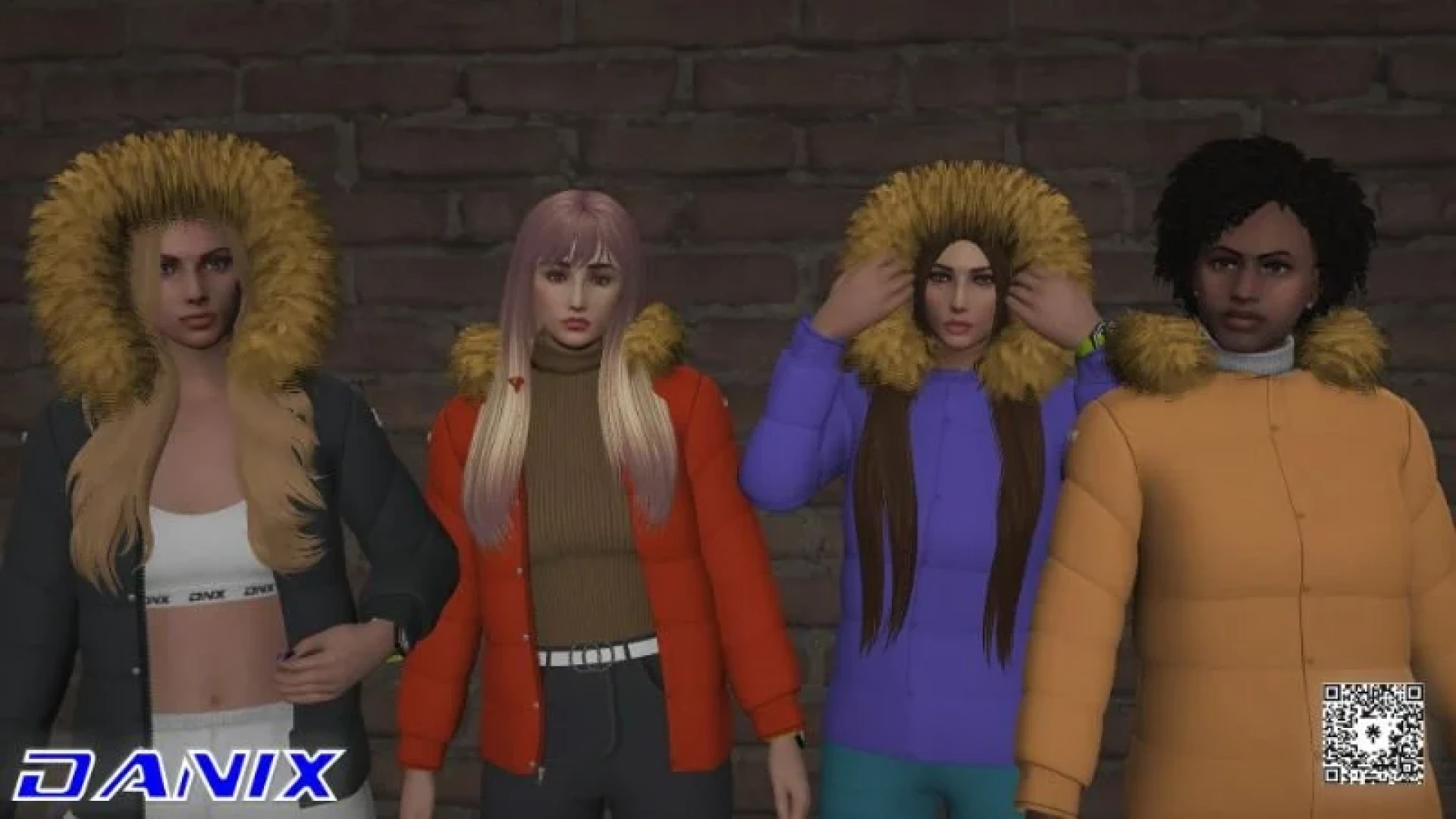 Puffer Jacket on MP female ped in FiveM