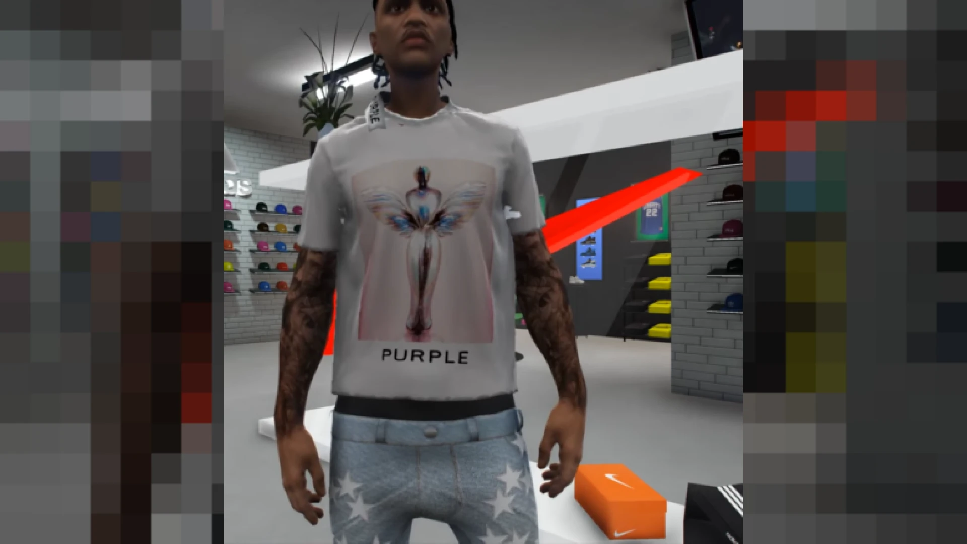 Purple t shirt fivem mp — FiveM asset preview