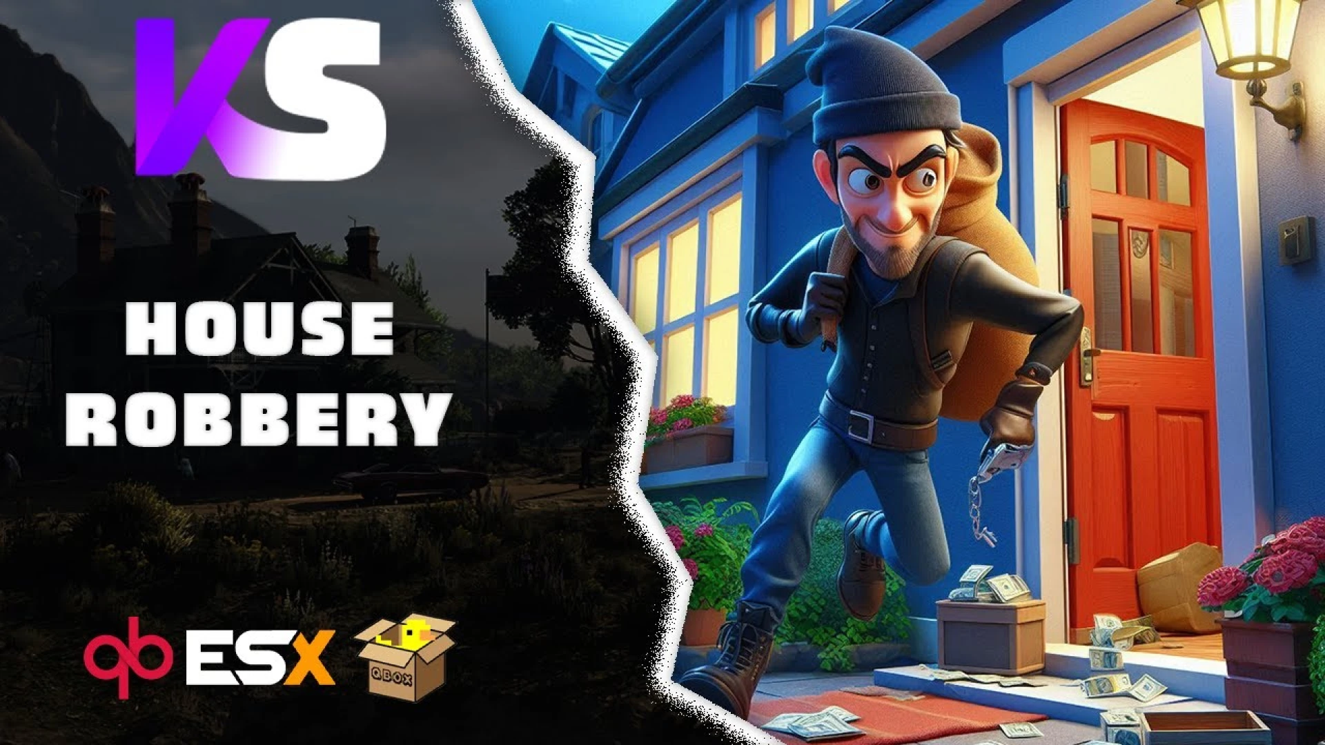 QB House Robbery preview showing the qb house robbery in action