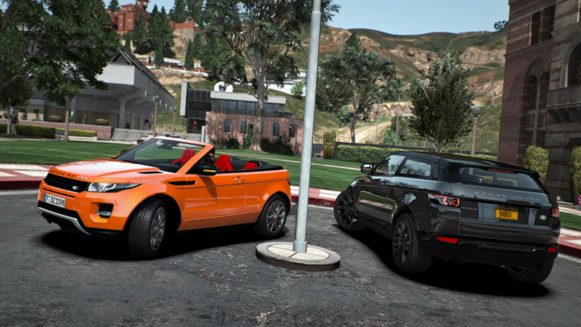 Range Rover Evoque Coupe compact luxury SUV in an urban setting