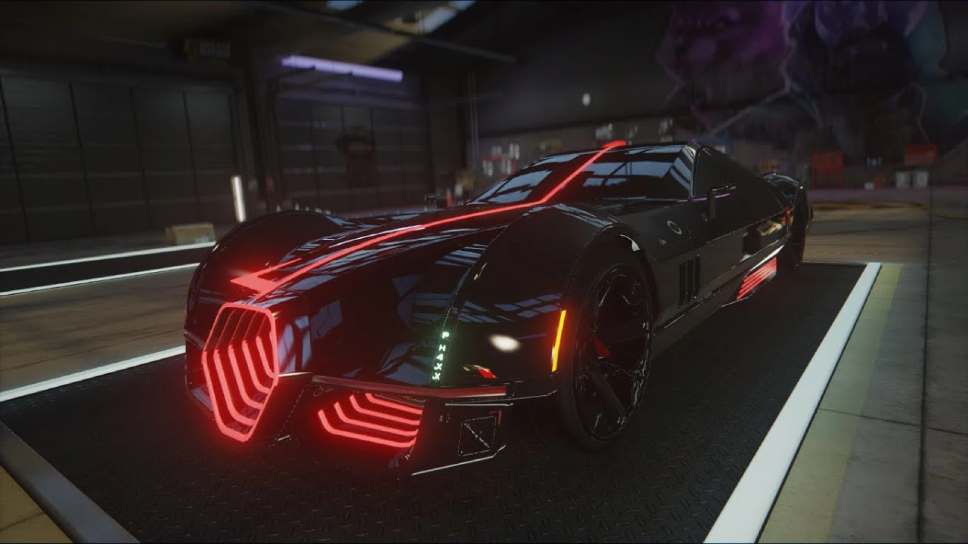Rayfield animated vehicle futuristic hypercar in FiveM