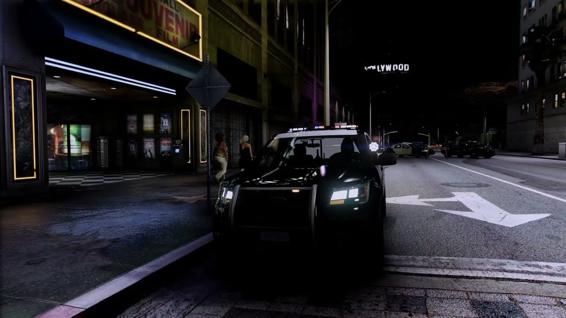 Realistic sirens LAPD edition audio on a FiveM police car