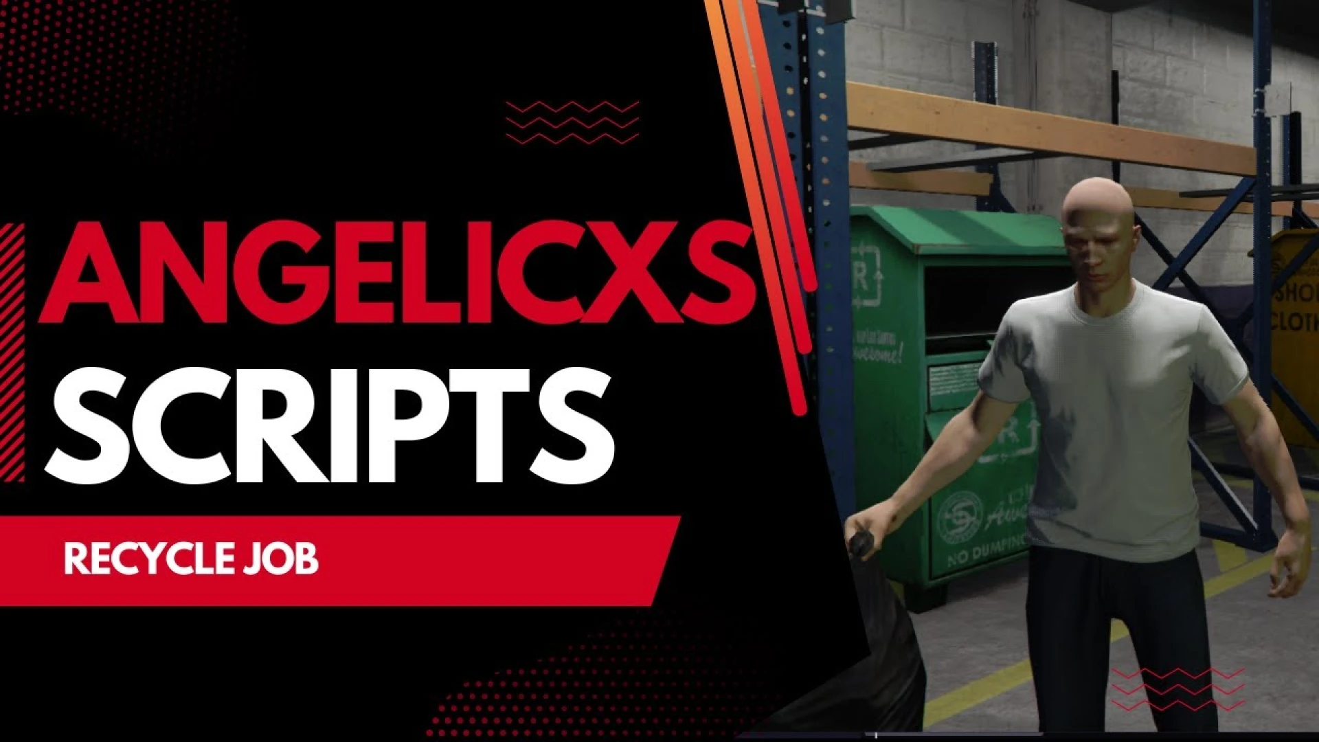 Recycle job script scrap collection in FiveM