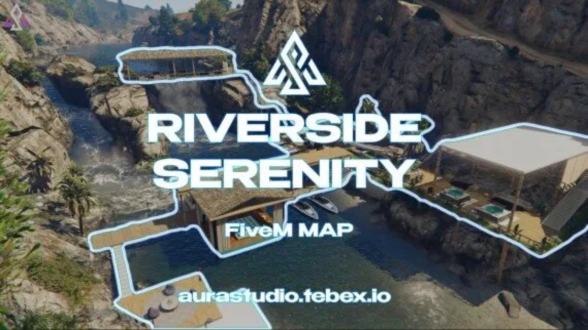 Riverside Serenity Lounge MLO waterfront bar interior in FiveM