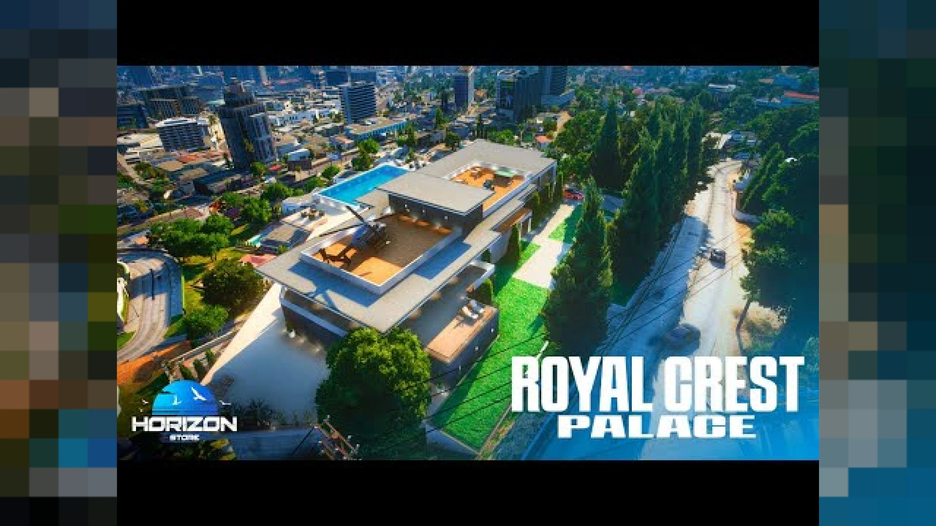 Royal Crest Palace luxury mansion interior for FiveM