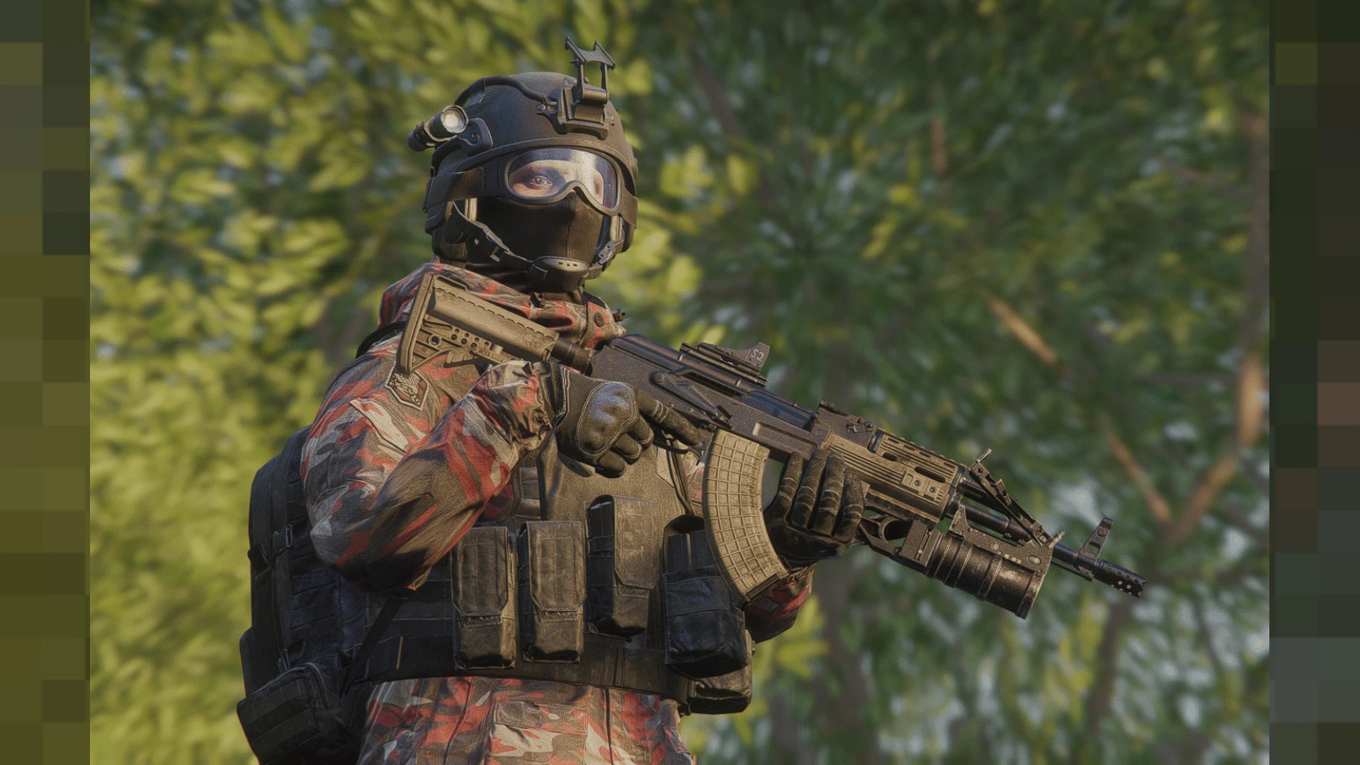Russian airborne paratroopers EUP shown on a FiveM military character