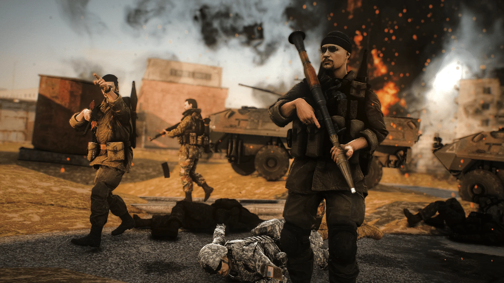 Russian ultranationalists clothing pack worn by a FiveM freemode male character — view 2