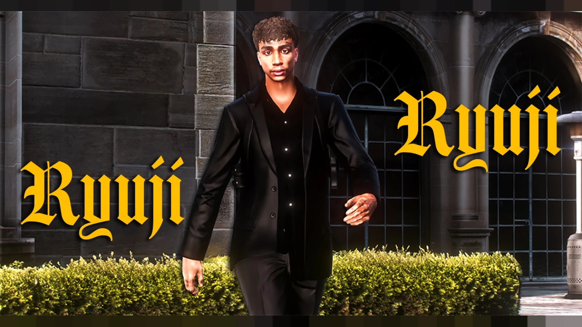 Ryuji ped high-detail named character standing in FiveM