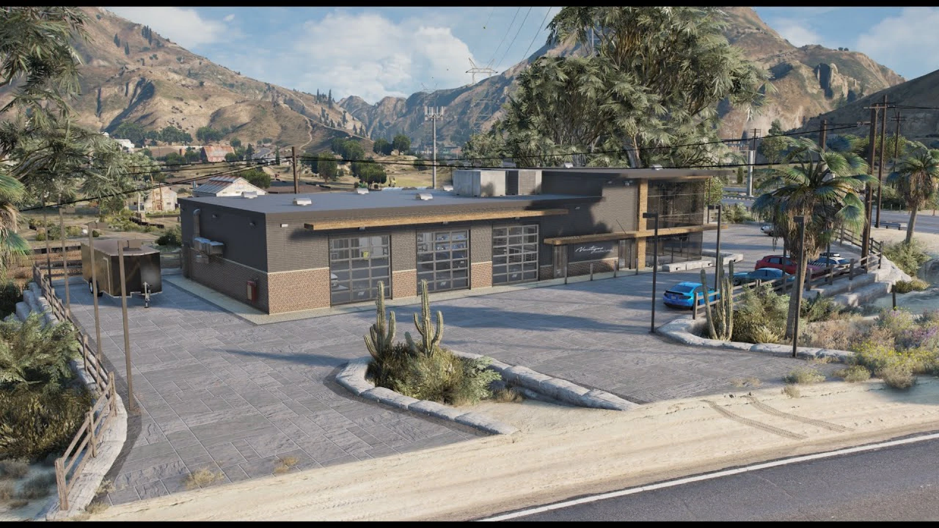 sandy modern garage mlo interior preview for FiveM