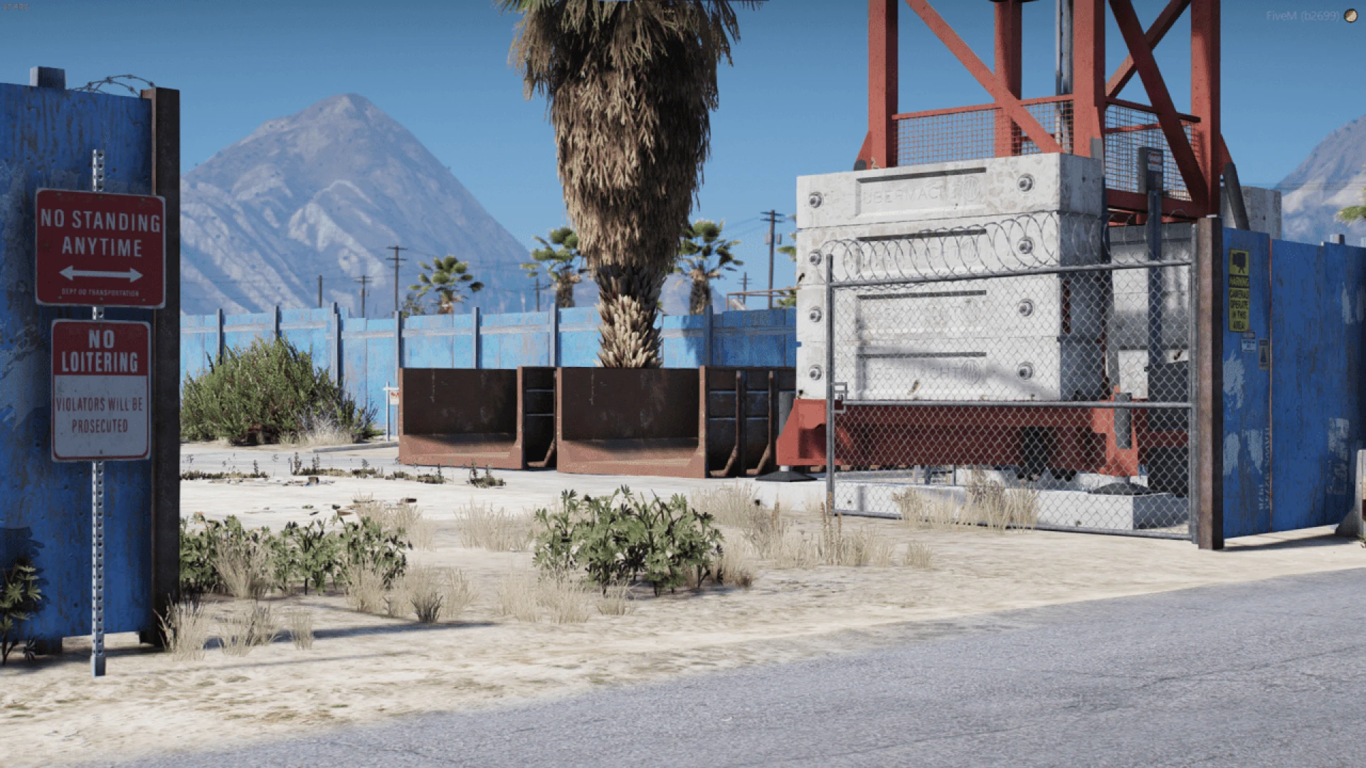Construction site mlo with scaffolding and materials in Sandy Shores FiveM — view 2