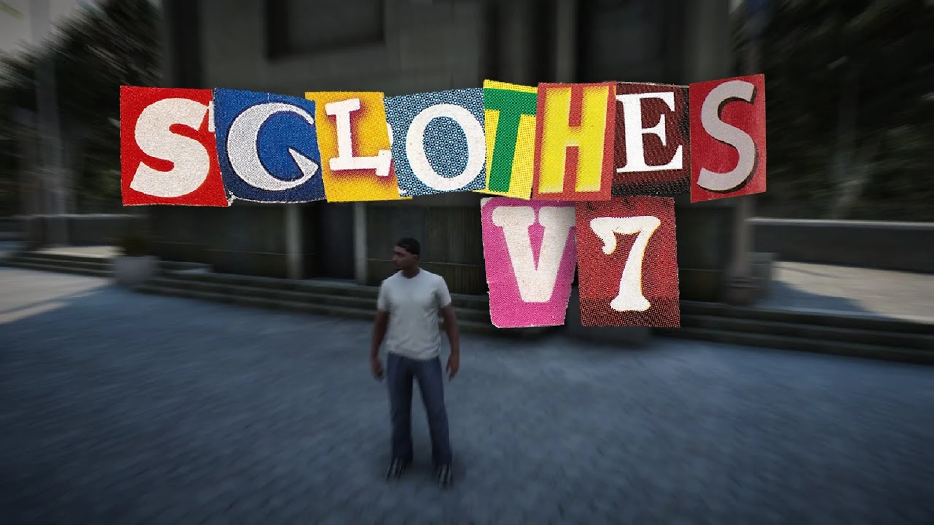 sClothes clothing pack streetwear fits shown on a FiveM avatar