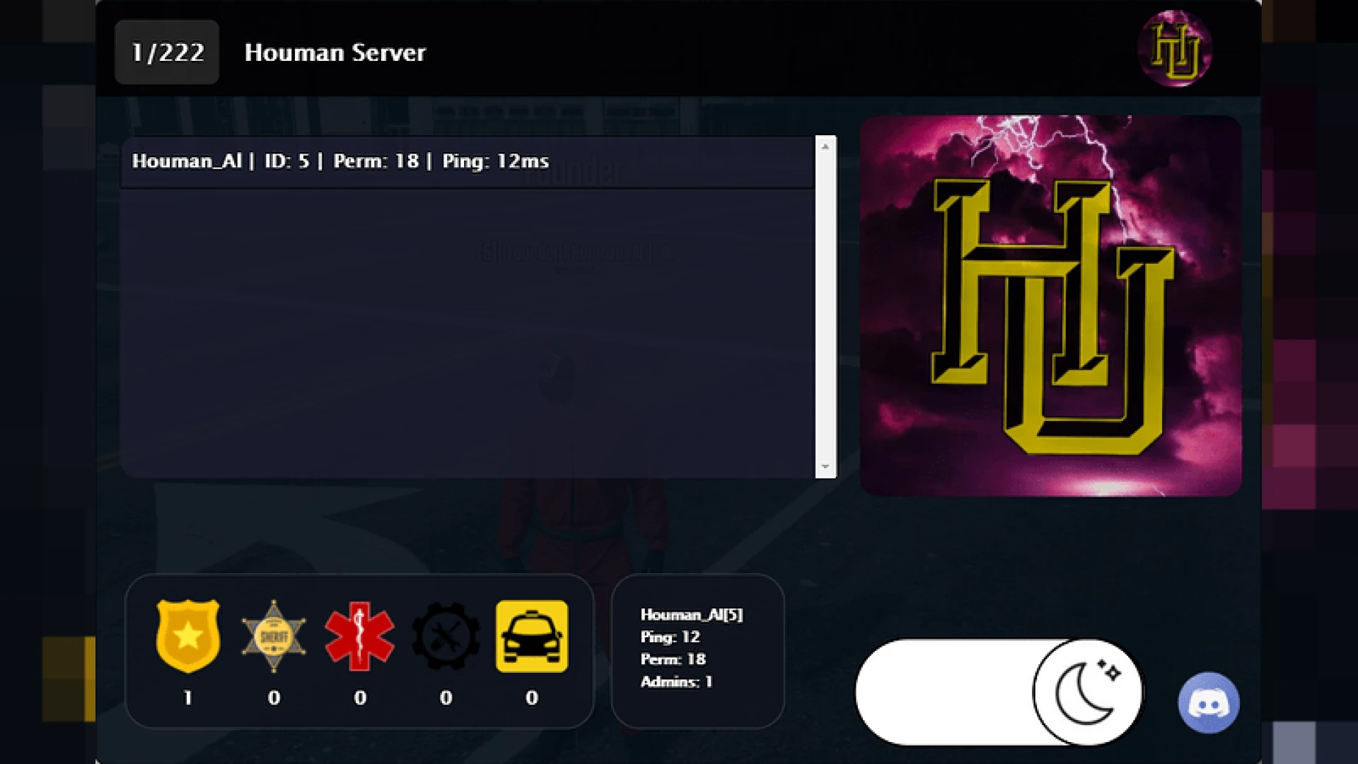 Scoreboard script V12 online player panel for FiveM