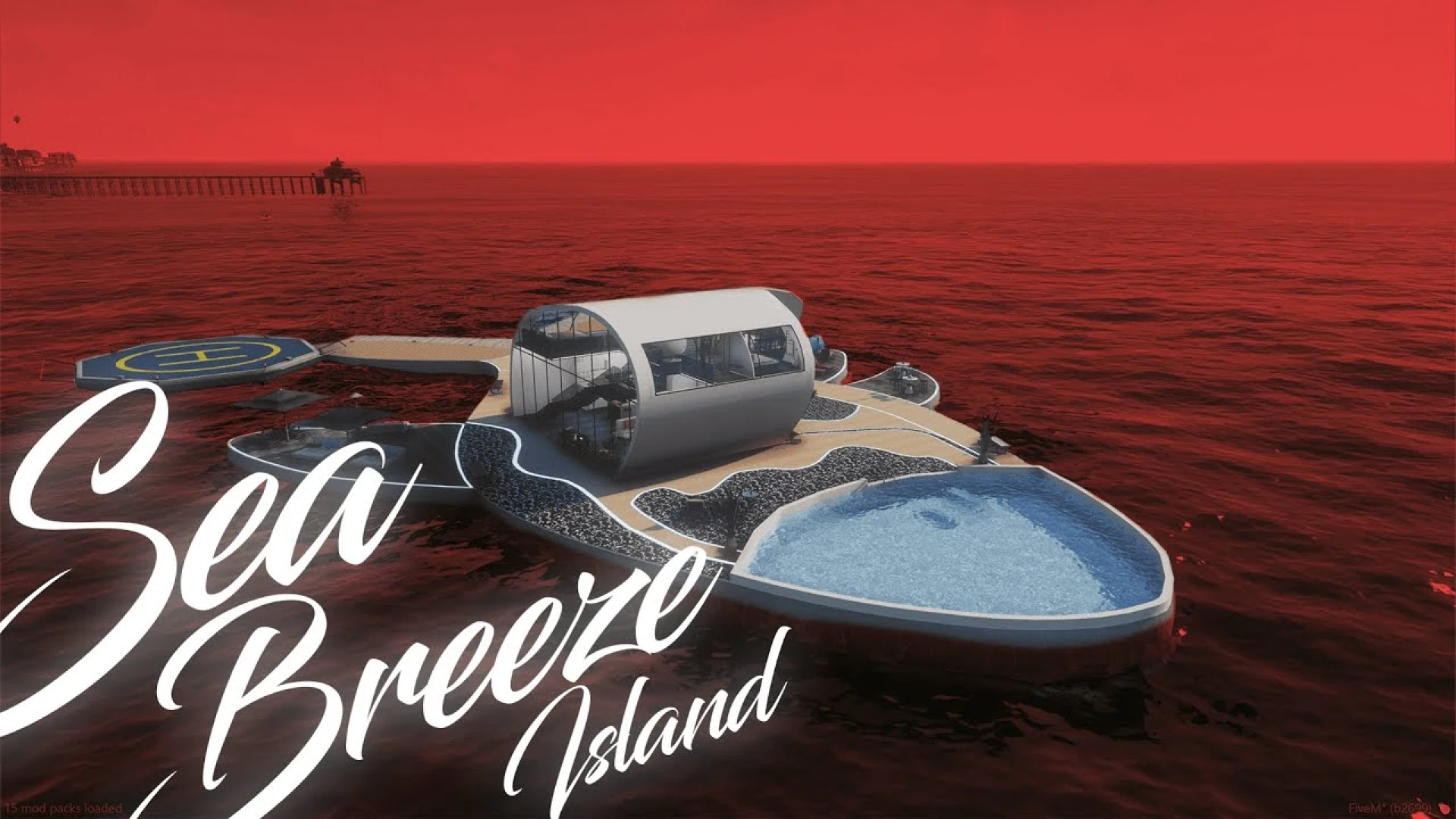 Sea Breeze Island MLO interior preview for FiveM roleplay servers