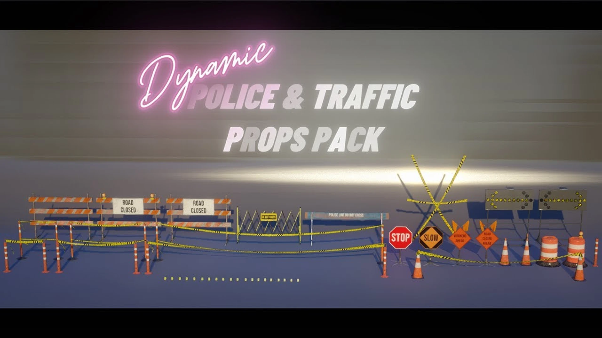 SealShop traffic props pack for FiveM roadway scenes