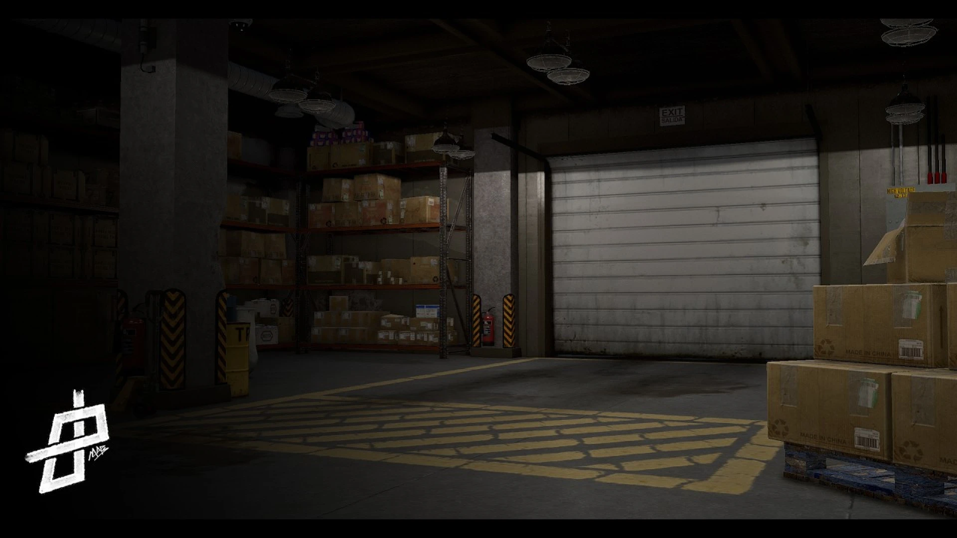 Oppnox Secret Warehouse MLO hidden hideout interior for FiveM