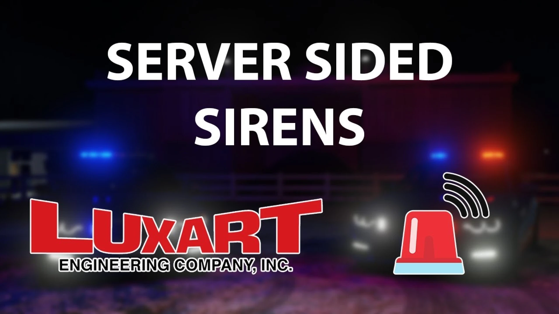 server sided sirens preview for FiveM — Server Sided Sirens