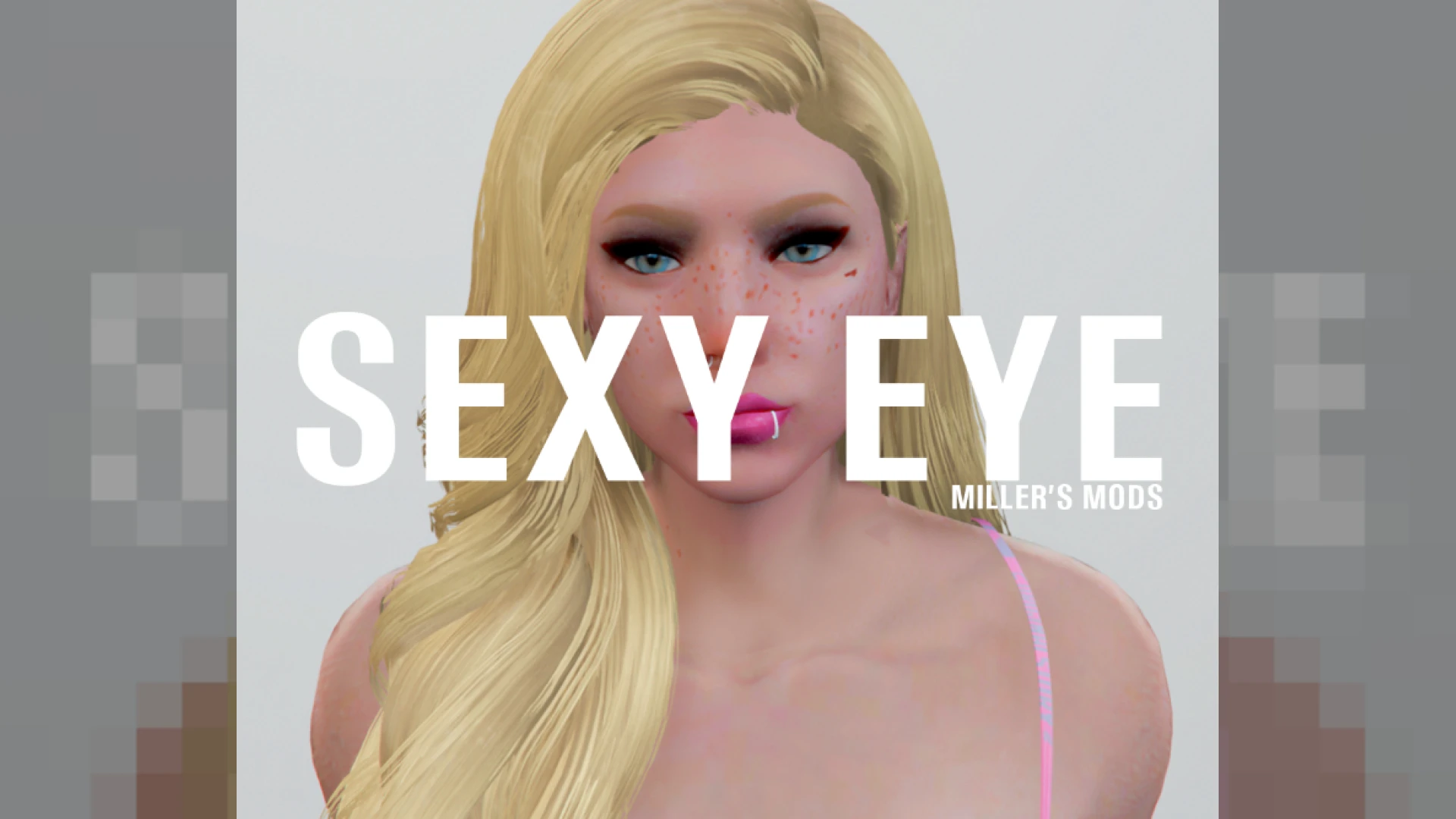 Eye Makeup overlay on a FiveM MP female freemode character
