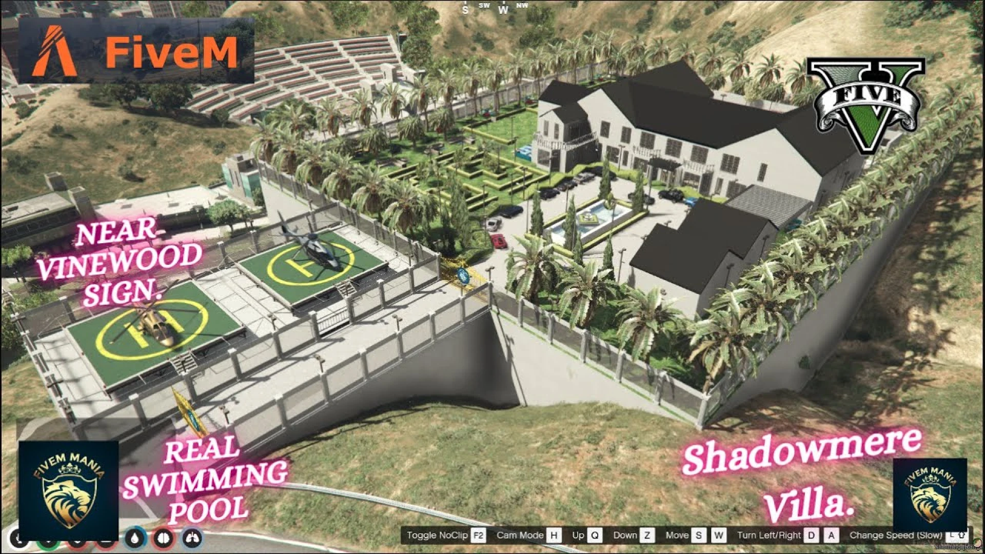 Shadowmere Villa MLO luxury mansion interior for FiveM