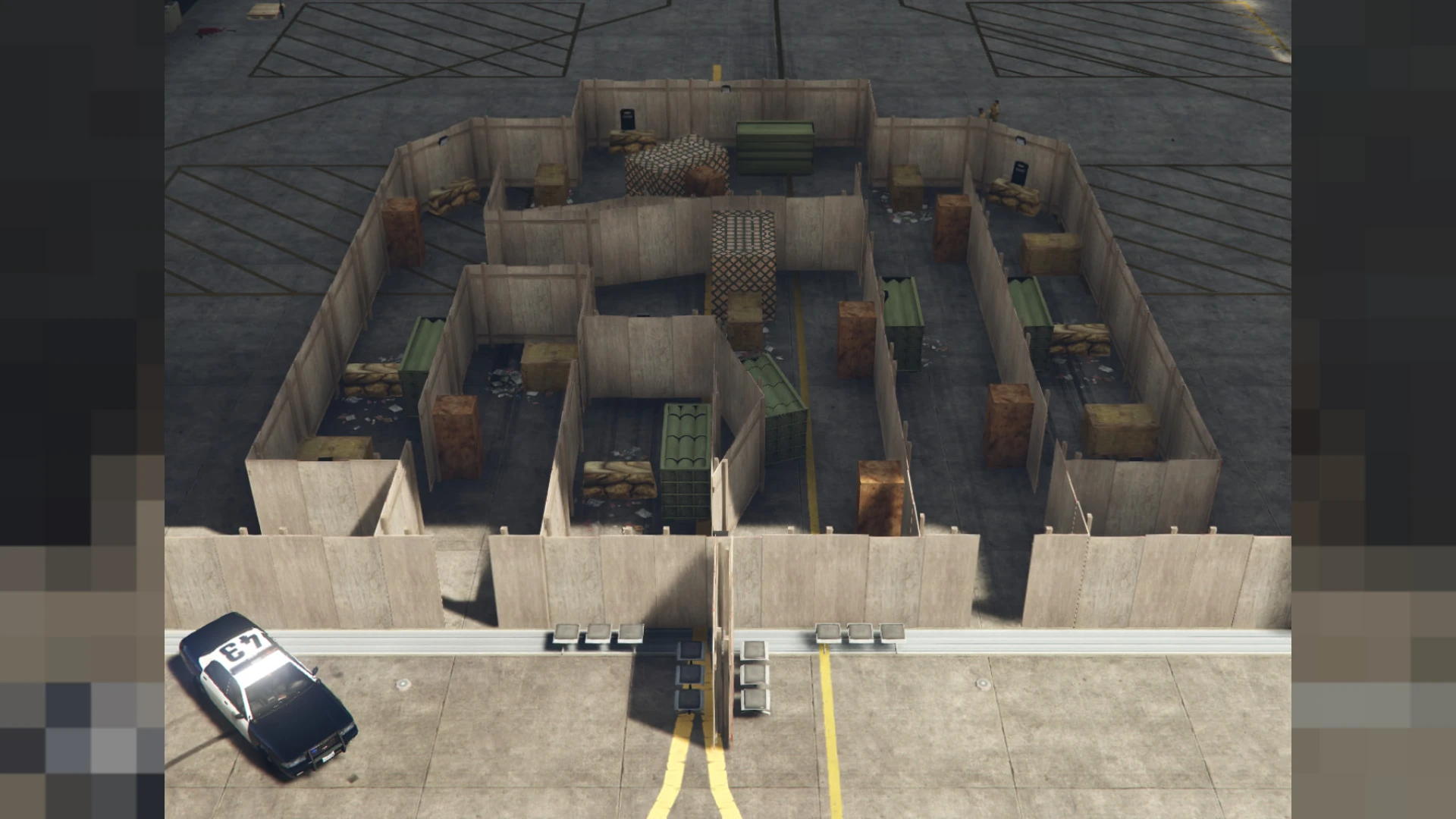 Shoot house mlo CQB tactical training course rooms and cover in FiveM — view 2